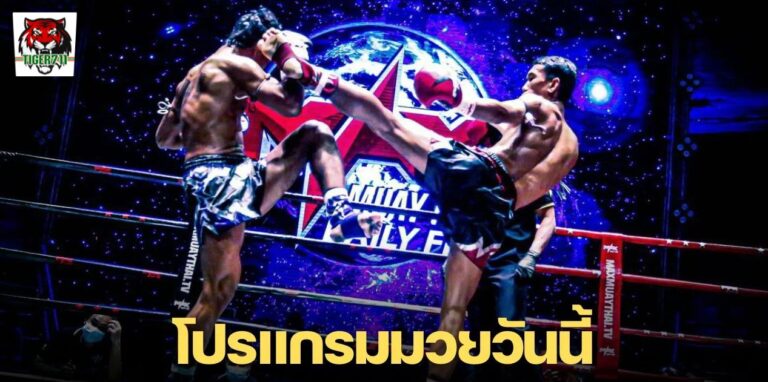 โปรแกรมมวยไทยวันนี้ วันจันทร์ที่ 13 พฤษภาคม 2567 -tiger711